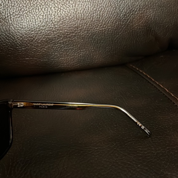 Saint Laurent unisex wayfarer 56mm square rectangle logo monogram sunglasses NEW - Picture 8 of 10